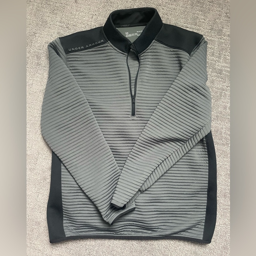 Under Armour LG Gray Ribbed Jacket